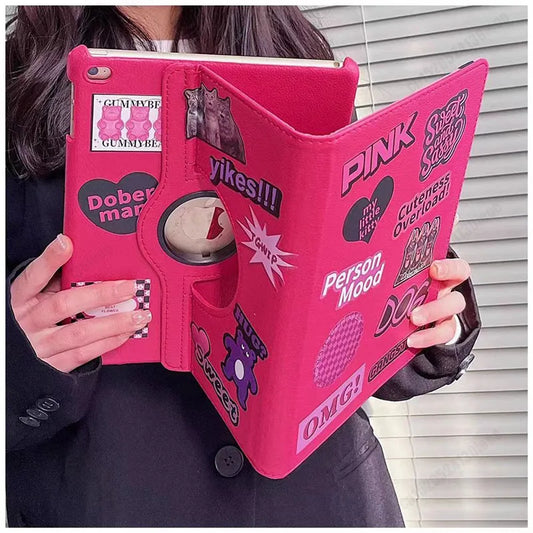 Clueless Essentials™ Crazy Sticker Protective IPad Cases